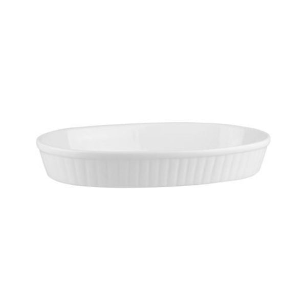 Ribbed Oval Baking Dish – Rolled Edge 330x220x47mm.1483