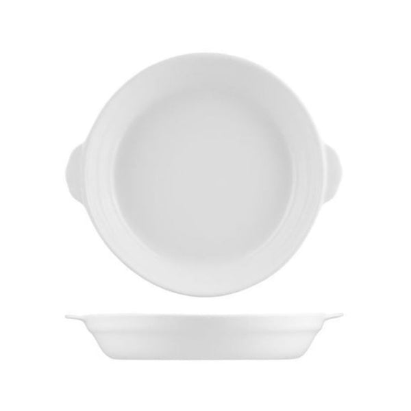 White L.F Seafood Bowls – 2 Handles 220x200x35mm