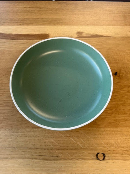 Bowl Deep Green Speckled With White Rim 23cm/9'' UNIQ 5522GR