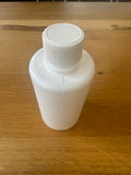 Bottle With Cap 250ml  HDPE Short Screw Neck White 28/410