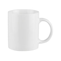 White L.F Round Handle Coffee Mug 300ML 311A