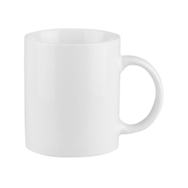 White L.F Round Handle Coffee Mug 300ML 311A