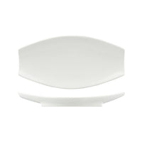 White Classicware Long Curved Plates 410x210x35mm