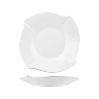 White Classicware Wavy Square Plates 335x50mm