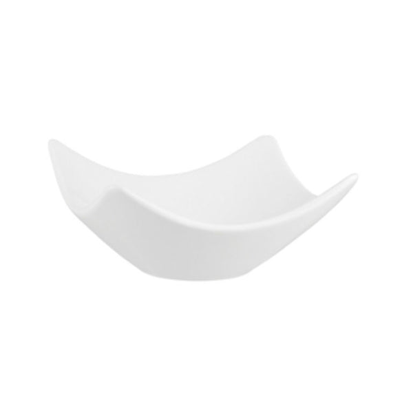 White Classicware Curved Square Bowls 150x40mm