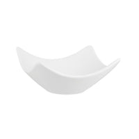 White Classicware Curved Square Bowls 205x60mm