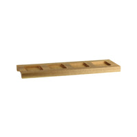 4 Compartment Wooden Ramekin Tray – Square 