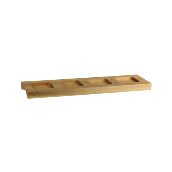 4 Compartment Wooden Ramekin Tray – Square 