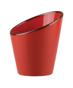 red ceramic food bowl 240ml classicware 