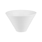 White Classicware Ribbed Conical Bowls