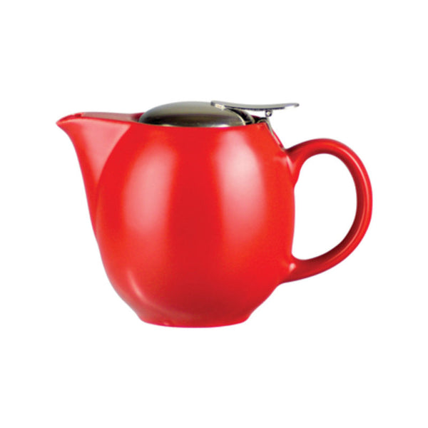 TEAPOT MATTE RED With Strainer 360 ml 2 Cup UNIQ 5501RD