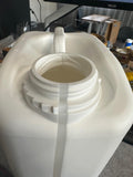 Plastic Drum 5lt Jerrycan NATURAL Sunken Handle 58mm Tamper Cap Dangerous Goods DK5DN-LDC