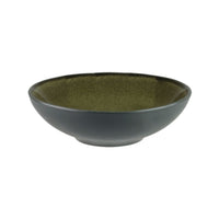 round salad bowl green grey 185mm 
