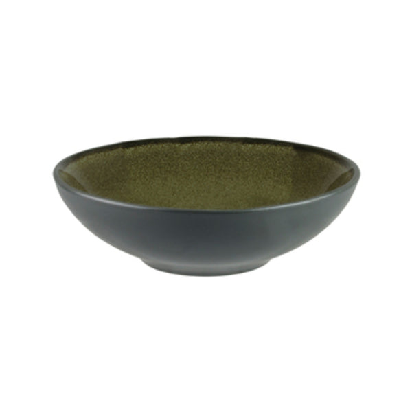 round salad bowl green grey 185mm 