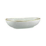 Uniq Light Grey Oval Bowl 265x160x60mm