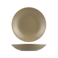 Satin Brown Round Coupe Bowls 280mm 9933B-SBR