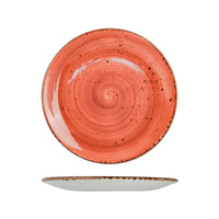 Plate TERRA COTTA ROUND COUPE PLATE 205mm 9950-TR