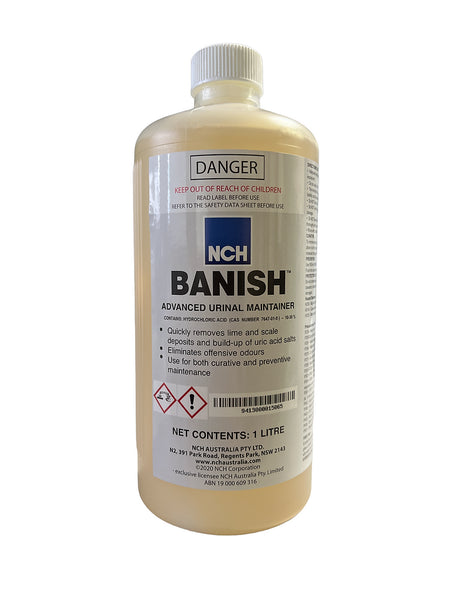 banish advanced urinal maintainer 1 litre bottle 