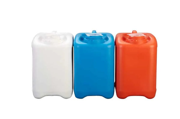 cube 5 litre plastic storage drum black 