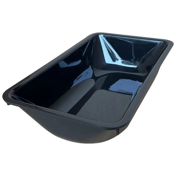 black melamine serving tray 