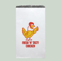 printed extra large chicken bag foil lined