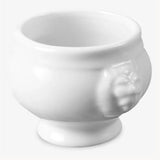 Lion Head sauce bowl white 