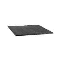 Matte Black Square Platters 16'' 