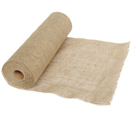 natural hessian bar runner 10 meter 