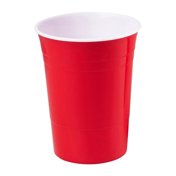 drinking cup  red reusable 425ml 