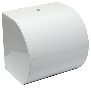 roll towel paper white metal  holder dispenser 