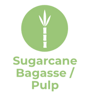 Clamshell Sugarcane 8oz 203x203x58mm Greenmark A-SHO8 Box 200