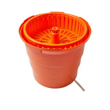 large orange 20 litre salad spinner