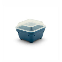 Square Bowl Blue (#19) PP 100mm x 100mm x 50mm Box 12 Bowls Healthcare 98374