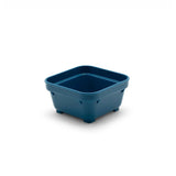 Square Bowl Blue (#19) PP 100mm x 100mm x 50mm Box 12 Bowls Healthcare 98374