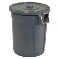 TRUST® Commercial Thor Round Bin Grey 17914