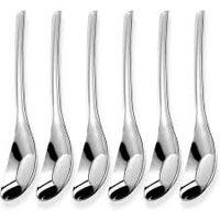 10 Pk Asian Soup & Rice Spoon 14cm Stainless Steel Chinese/Thai Style Spoons Santos