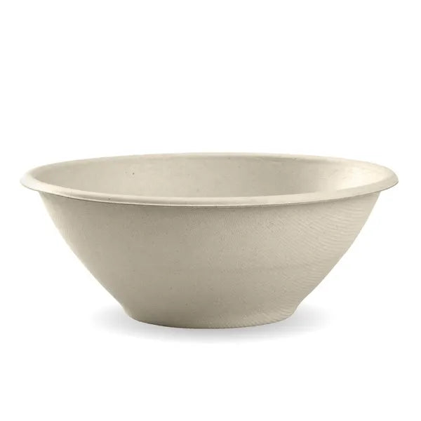 Biopak 1,180ml / 40oz Natural Plant Fibre BioBowl  B-BL-40-N x 400 Bowls