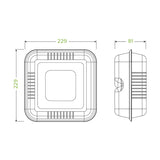 Biopak White Plant Fibre Clamshell Pack 100 B-HL-91-PF Clamshell