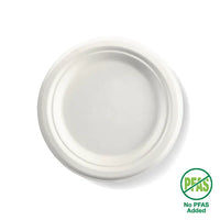 Biopak 18cm Round Plant Fibre Plate B-PL-07-PF x 1,000 Plate