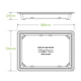 medium sushi trays plant fibre takewaway