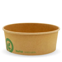 Biopak 1,300ml Extra Large Kraft BioBowl BB-BL-EXTRA-LARGE x 200 Bowls