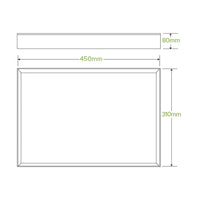 Biopak Extra Large BioBoard Catering Tray Base BB-CB-XL x 50 Catering Trays