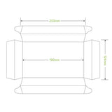 Large BioBoard Sushi Tray  206x135 mm BB-ST-L Per carton of 300