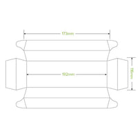 Long BioBoard Sushi Tray 207x75 Box 300 Containers BB-ST-LONG