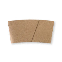 Biopak  8oz (80mm) Paper Cup Sleeve x 1000 Sleeves BCS-8