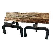 Wood Log Andiron Black Steel Amore H 225mm x W 300mm x L500mm – Santos ...