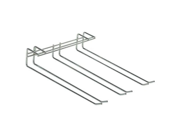 triple row chrome stainless steel rack 