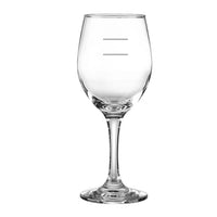 325ml wine glass with double pourline