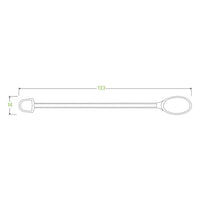 BioPak 13cm / 5in PLA Stirrer x 3,000 Stirrers GD-5ACS-S