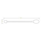 BioPak 13cm / 5in PLA Stirrer x 3,000 Stirrers GD-5ACS-S